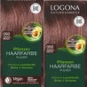 2x LOGONA Naturkosmetik Colorante végétale poudre 090 Châtaigne 100 g (Lot de 2)