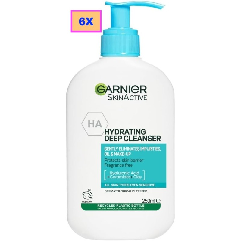 Garnier Nettoyant doux et hydratant pour le visage argile purifiante p