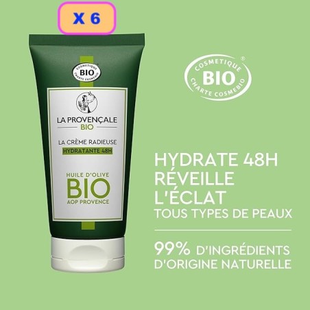 La Provençale La Crème Radieuse Hydratante Soin Visage Certifié Bio Hu