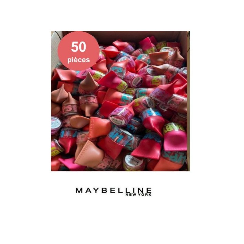 Maybelline Baby Lips Baume à Lèvre (LOT de 50 pcs) 2,50€ HT