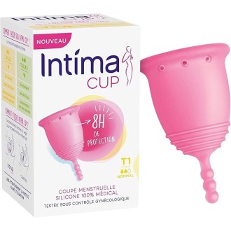 Intima Cup - Coupe Menstruelle Taille 1 - Protection et Confiance  Flux Régulier (Pack de 6)