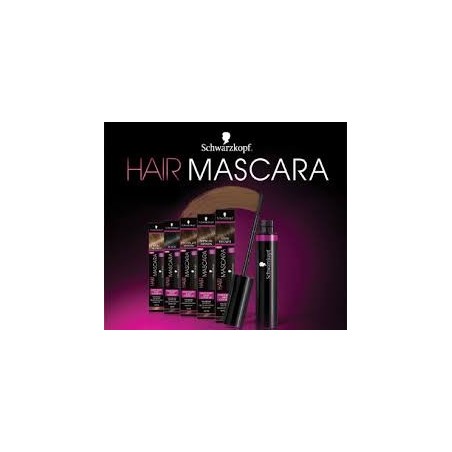 Schwarzkopf Mascara temporaire pour cheveux Acajou (Pack de 6)