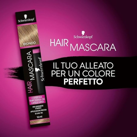 Schwarzkopf Mascara temporaire pour cheveux  blonde (Pack de 6)