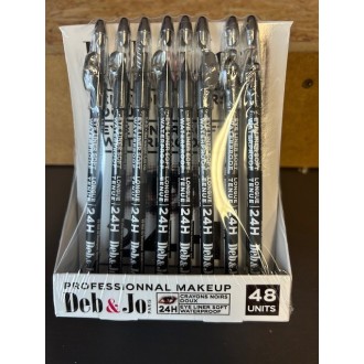 crayon magique noir Deb & Jo Paris (Lot de 100 pcs)